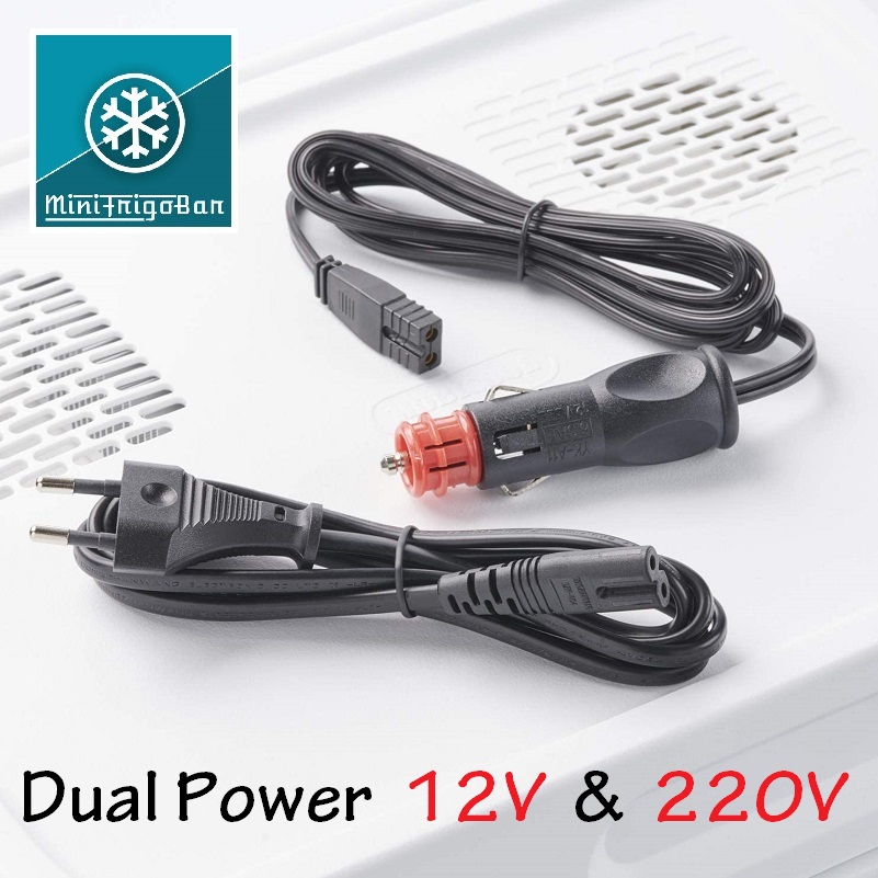 Mini Frigo Frigorifero da Viaggio 12V in Auto e 220V Casa - immagine 3