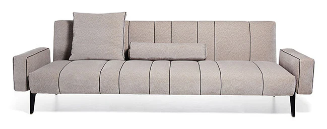 Divano moderno design "Italo" By Vibieffe in pelle martellata Scontato Outlet - immagine 7