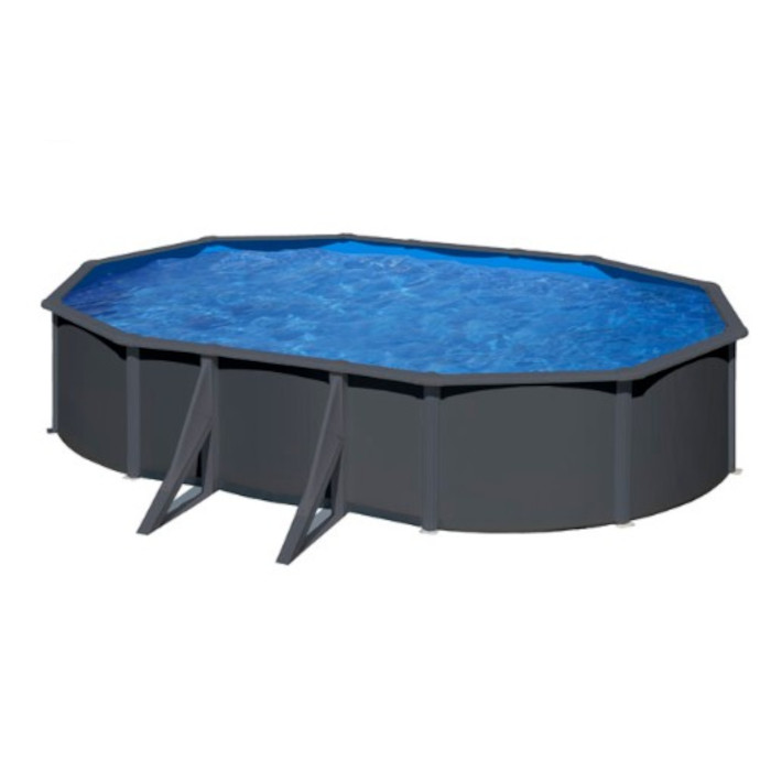 Piscine fuori terra Dream Pool Kea ovale o tonda antracite