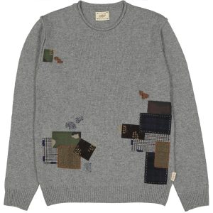 BOB Maglione Girocollo Lesters Grigio Acciaio