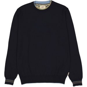 BOB Maglione Girocollo Scaffold Blu