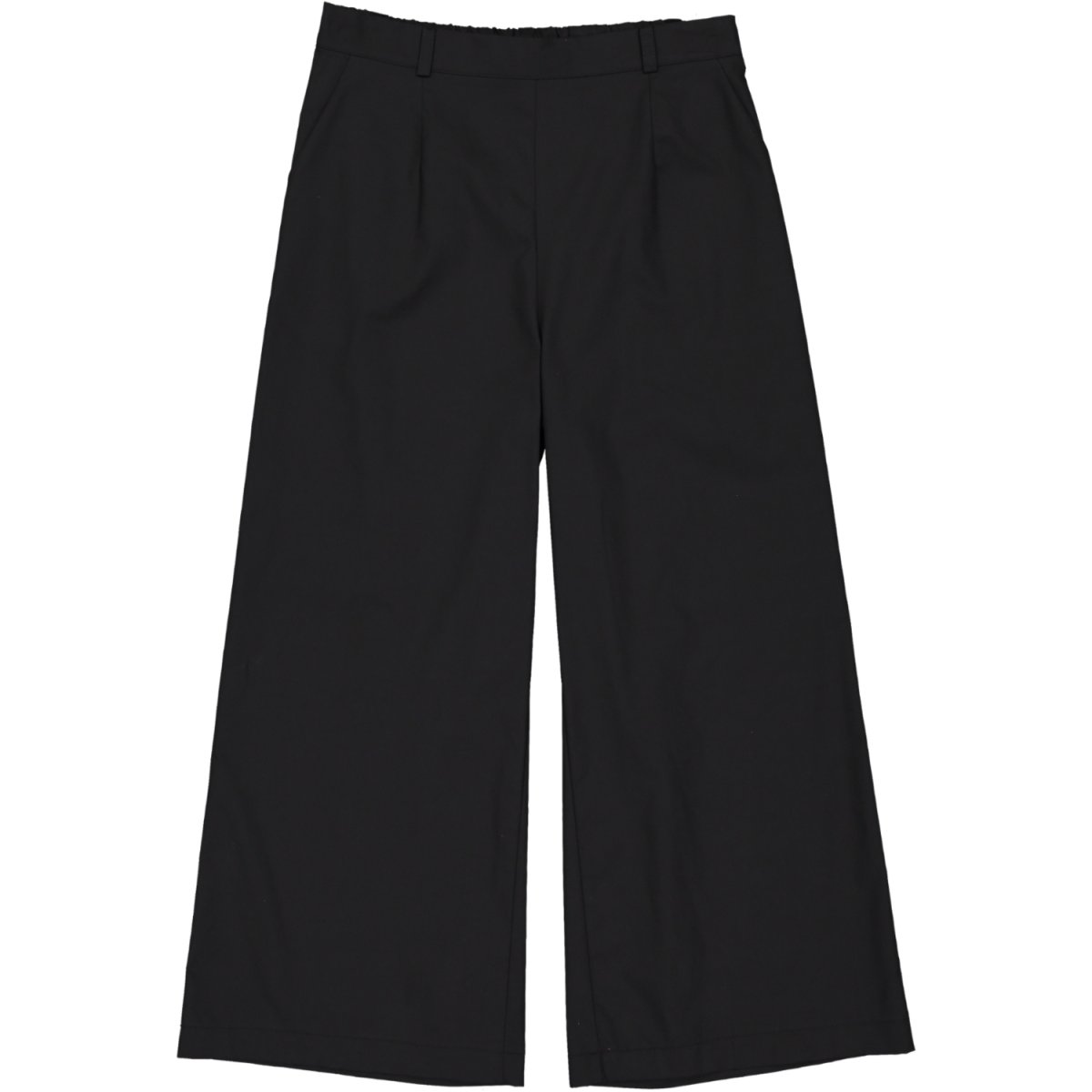 ETICI Pantalone Palazzo In Cotone Nero - immagine 2