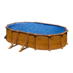 Piscine fuori terra Dream Pool Mauritius ovale o tonda decorazione legno