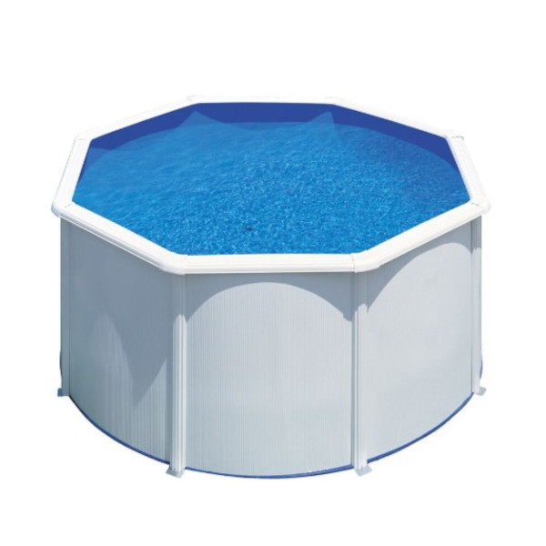 Piscine fuori terra Dream Pool Fidji ovale o tonda bianca - immagine 5