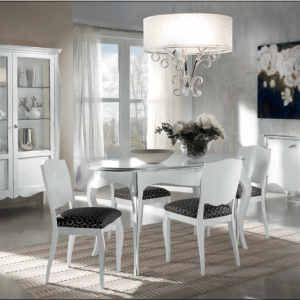 Sala da pranzo bombata stile contemporaneo